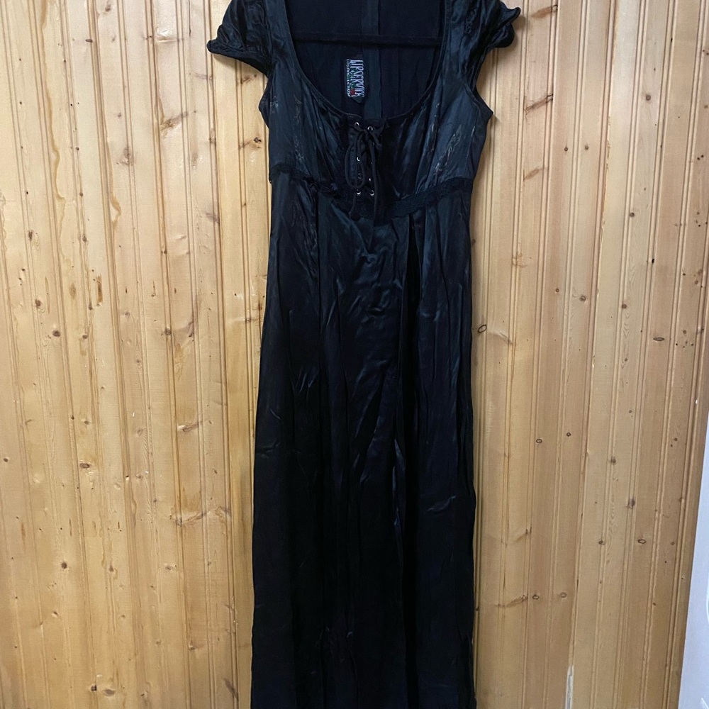 Lip Service Maxi Dress with Lace Up Bodice